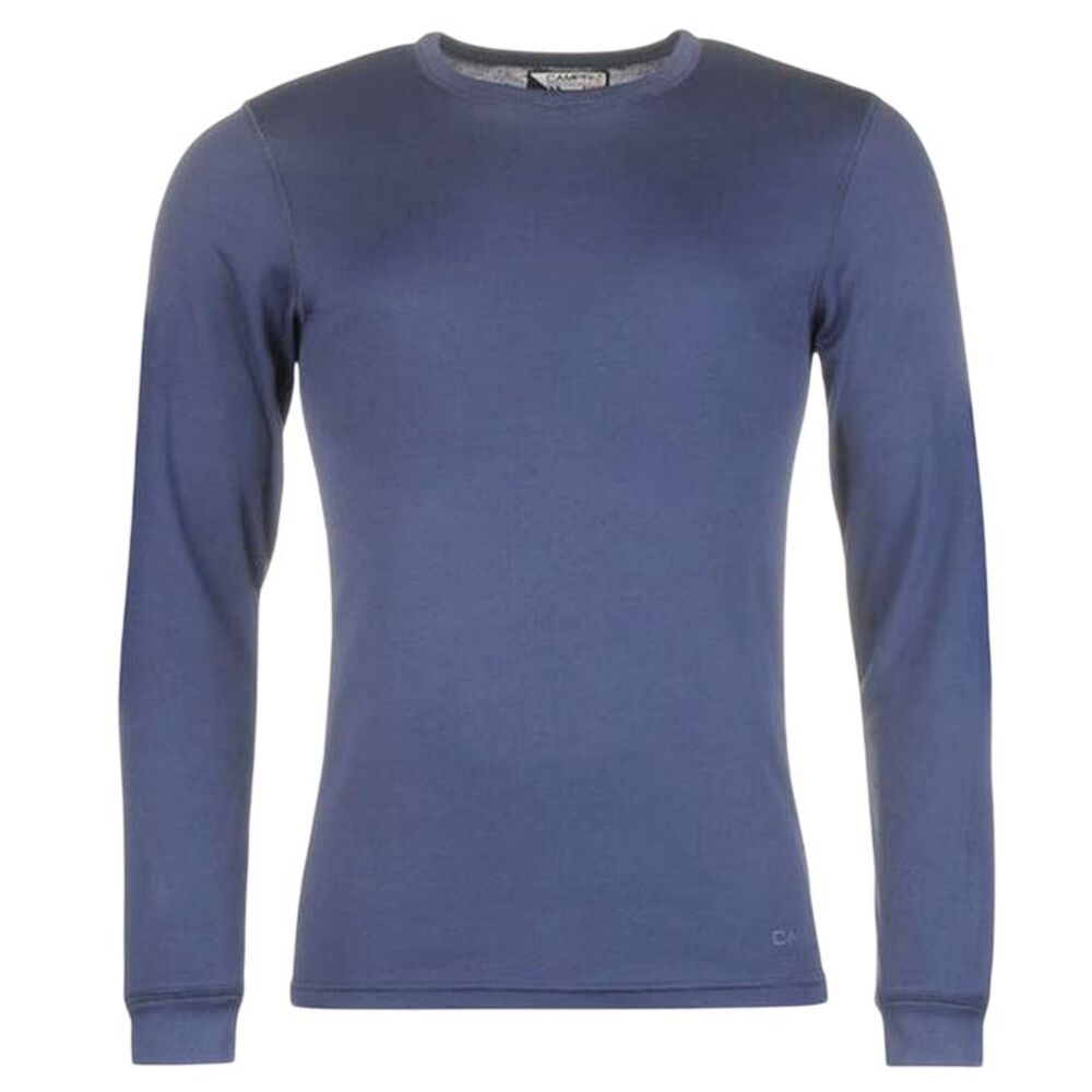 Campri Mens Thermal Long-Sleeved Base Layer Top / Navy